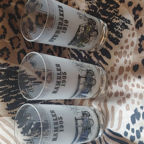 Vintage Car Glasses (3) - Picture 1 of 10